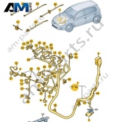 Жгут проводов для электромотора VAG 04E971612BD