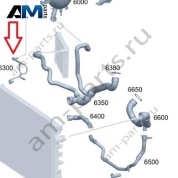 Вентиляционная трубка от бачка Mercedes W205 AMG C63 (M177) A2055011225