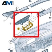 Воздуховод дефлектора VAG 2GJ819241