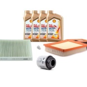 Комплект фильтров для ТО-1/3 Skoda Karoq 1.6SRE 1.6 New с маслом Shell 5W40