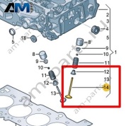 Впускной клапан VAG 0XW109601