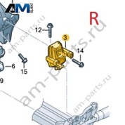 Гидроопора правая VAG 4M0199372FF на Audi 2018-2026 3.0TDI (50TDI) 286 л.с.