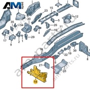 Траверса Volkswagen id-Buzz 2023-2024 1N3803164
