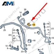 Держатель трубопровода хладагента Audi A6 (C8) 2019-2024 4K1816765