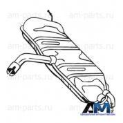 Задняя часть глушителя (CBZB) Фольксваген Гольф 6 1.2 TSI (86/105 л.с.) 5K6253609AC