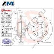 Задние тормозные диски 09.D764.11 BREMBO для Мерседес G-class W463 III