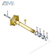 Вал с фланцем VAG 02M409355AB