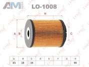 Масляный фильтр LYNX для Touareg 2003-2010 3.2 V6 (220 л.с.) AZZ BAA BKJ BMV BMX BRJ LO-1008