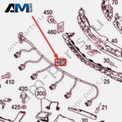 Проводка парктроника переднего бампера A2045400608 на Mercedes GLK X204