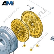 Комплект сцепления (диск/корзина) VAG 0CX141015B