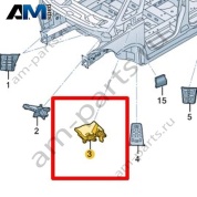 Часть стойки А Volkswagen id-Buzz 2023-2024 1T3864001A