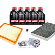 Набор ТО-2/4 для Ауди А6 (C5) 2.0 (131 л.с.) с маслом Motul 5W30