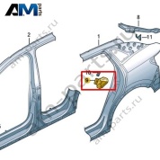 Усилитель стойки С Volkswagen id4/id5 2021-2024 11A809612