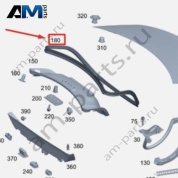 Уплотнитель крышки багажника A2237502000 для Mercedes S-class W223