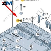 Дистанционная втулка Audi Q8 e-tron 2024-2024/Audi e-tron 2019-2023 4KE802324