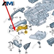 Дефлектор пространства для ног Audi A6 (C8) 2019-2024 4K1819152
