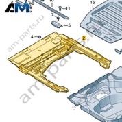 Крепежный элемент Audi A6 (C8) Avant/Allroad 2019-2024 4K9861712