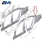 Заднее левое крыло (Седан) 41007437519 BMW 5 серии G30