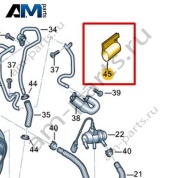 Теплоизоляционный мат VAG 059121655E