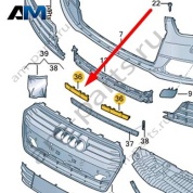 Ремкомплект для пробки заливной горловины Audi A7 (4G) 2015-2018 4G8898749