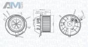 Вентилятор отопителя (069412229010) MAGNETI MARELLI для Skoda Yeti (2009-2018)