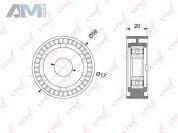 Ролик натяжного механизма LYNX для Golf VI 2008-2012 1.4TSI (160 л.с.) PB-5304