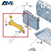 Кронштейн зарядного устройства Volkswagen id-Buzz 2023-2024 1N3971530