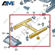 Консоль Volkswagen T-Roc Cabrio 2020-2024 2GC881033