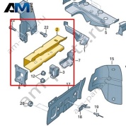 Лонжерон Volkswagen id-Buzz 2023-2024 1N3803105