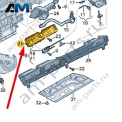 Воздуховод Audi A6 (C8) 2019-2024 4K1819389
