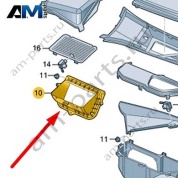 Впускной патрубок Audi Q7 (4M) 2016-2024 4M1815459B
