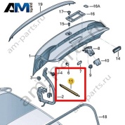 Пружина Volkswagen Jetta VII 2020-2024 17A827665C