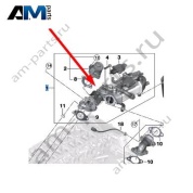 Возвратный клапан охладителя ОГ BMW 7 серия (G11/G12 LCI) 2019-2022 730d (B57P) 11718479233