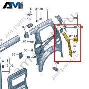 Усилитель канала уплотнителя Volkswagen id-Buzz 2023-2024 1T3813334A