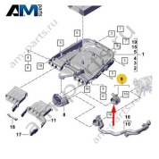Впускной патрубок воздушного фильтра Porsche Cayenne (2017-2024) 95812966510