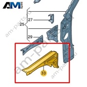 Лонжерон Volkswagen T-Roc Cabrio 2020-2024 2GC810136
