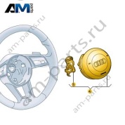 Модуль подушки безопасности руля 8YG880201D6PS для Audi A3 (8Y) 2020-2026