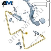 Трубопровод Volkswagen Crafter 2012-2016 2E1721229H