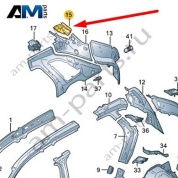 Усилитель петли Audi Q8 e-tron 2024-2024/Audi e-tron 2019-2023 4KE806208