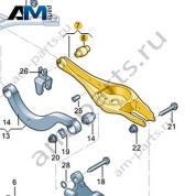 Рычаг поперечный нижний VAG 3QD505311E на Audi 2018-2026
