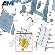 Поясничный подпор Volkswagen id4/id5 2021-2024 11A881879