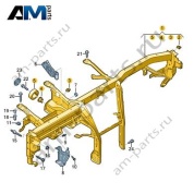 Поперечина передней панели Audi Q8 e-tron 2024-2024/Audi e-tron 2019-2023 4KL857017
