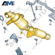 Сажевый фильтр Volkswagen AMAROK 2017-2022 2H6254700AX