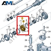 Ступица и муфта синхронизатора VAG 0CK311090B