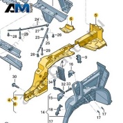 Лонжерон Audi Q7 (4M) 2016-2024 4M0813569