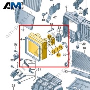 Испаритель с расширительным клапаном VAG 1K1816103