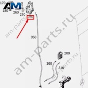 Замок двери багажника верх/низ A9107405800 Mercedes Sprinter W907