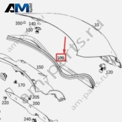 Уплотнитель крышки багажника A1186930400 для Mercedes CLA C118/X118