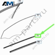 Уплотнитель стекла передней правой двери наружний A1767250182 для Mercedes A-class W176