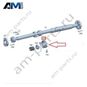 Подшипник подвесной карданного вала Mercedes E-class W213 A2054108201